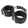 Banoch handboeien van pu leer zwart zilver bondage 987102334 7 scaled scaled