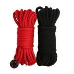 rood zwart bondage touw