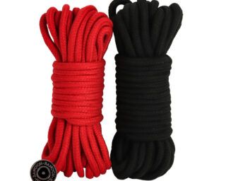 rood zwart bondage touw