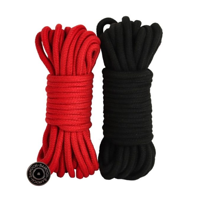 rood zwart bondage touw