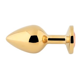 Banoch Buttplug Aurora amber gold Small Metalen buttplug Diamant oranje 4 scaled scaled