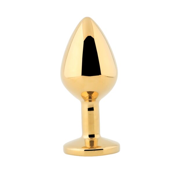 Banoch Buttplug Aurora amber gold Small Metalen buttplug Diamant oranje 6 scaled scaled