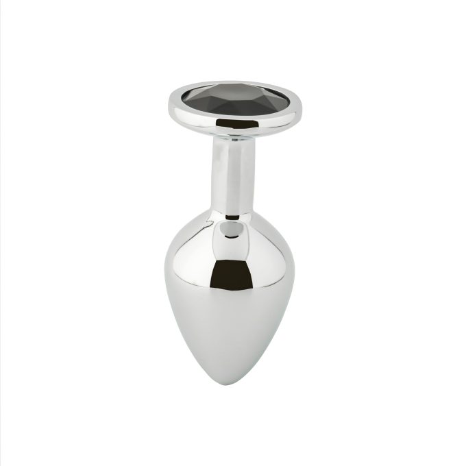 Banoch Buttplug Aurora black Small Metalen buttplug Diamant steen zwart 987102235 7 scaled scaled