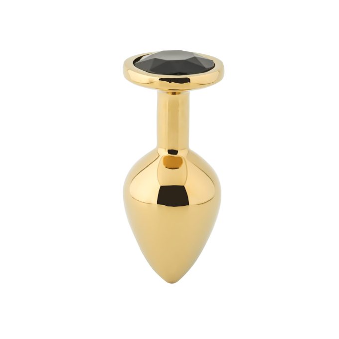 Banoch Buttplug Aurora black gold Small Metalen buttplug Diamant zwart 987102232 2 scaled scaled