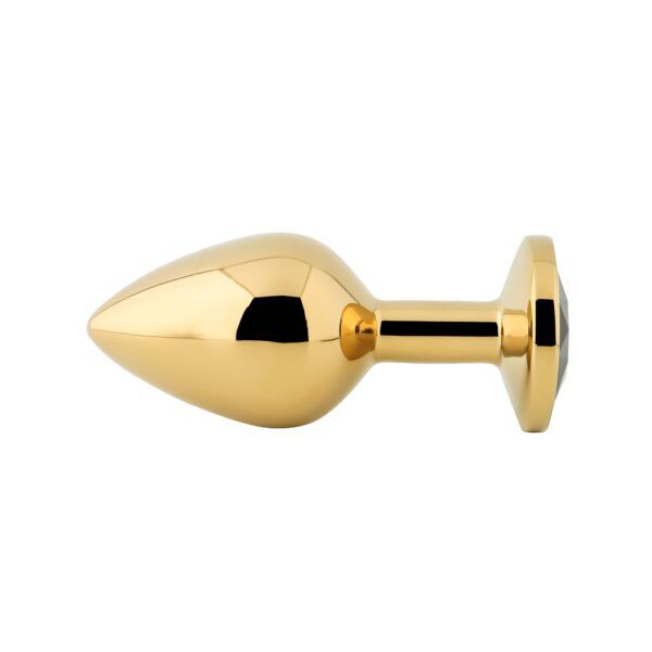 Banoch Buttplug Aurora black gold Small Metalen buttplug Diamant zwart 987102232 3 scaled scaled