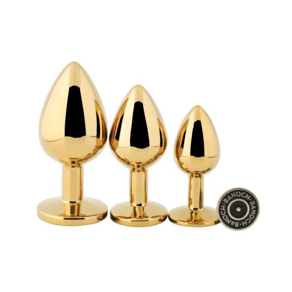 Banoch Buttplug Aurora black gold Small Metalen buttplug Diamant zwart 987102232 6 scaled scaled