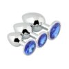 Banoch Buttplug Aurora blue Small Metalen buttplug Diamant steen blauw 1 scaled scaled