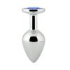 Banoch Buttplug Aurora blue Small Metalen buttplug Diamant steen blauw 2 scaled scaled