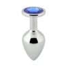 Banoch Buttplug Aurora blue Small Metalen buttplug Diamant steen blauw 3 scaled scaled