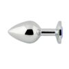 Banoch Buttplug Aurora blue Small Metalen buttplug Diamant steen blauw 7 scaled scaled