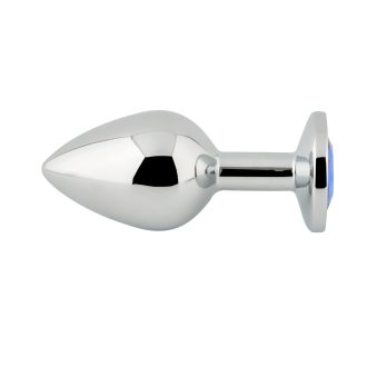 Banoch Buttplug Aurora blue Small Metalen buttplug Diamant steen blauw 7 scaled scaled