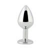 Banoch Buttplug Aurora blue Small Metalen buttplug Diamant steen blauw 8 scaled scaled