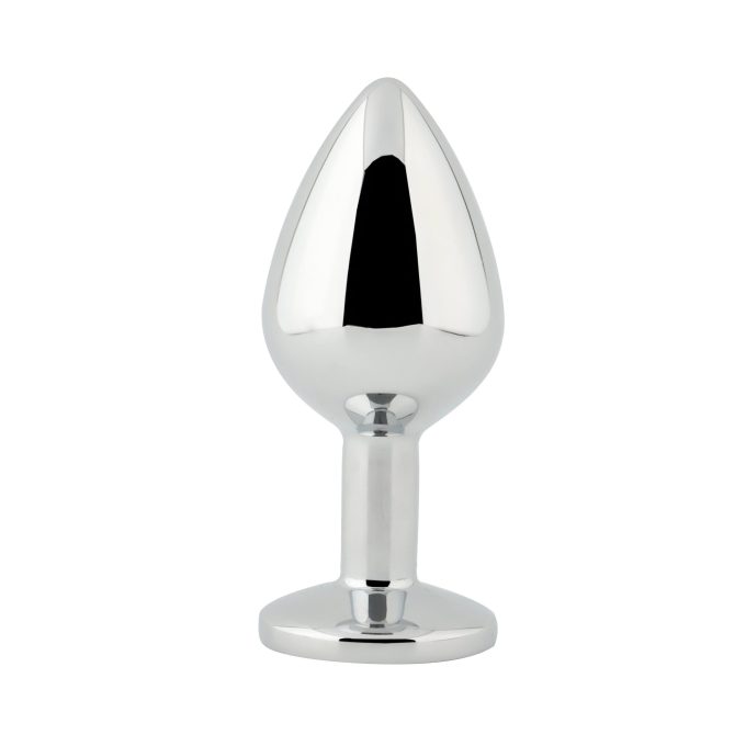 Banoch Buttplug Aurora blue Small Metalen buttplug Diamant steen blauw 8 scaled scaled