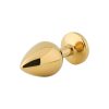 Banoch Buttplug Aurora blue gold gouden Metalen buttplug Diamant steen blauw 97101939 3 scaled scaled