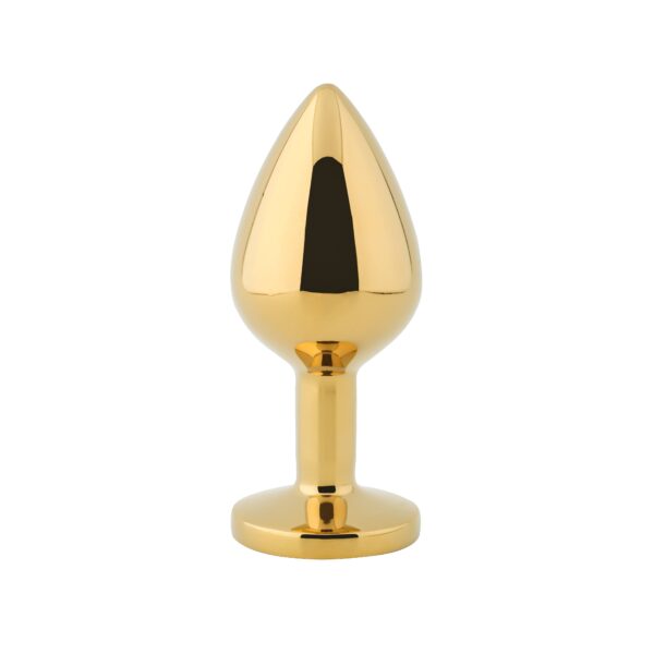 Banoch Buttplug Aurora blue gold gouden Metalen buttplug Diamant steen blauw 97101939 4 scaled scaled