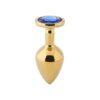 Banoch Buttplug Aurora blue gold gouden Metalen buttplug Diamant steen blauw 97101939 5 scaled scaled