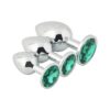 Banoch Buttplug Aurora green Metalen buttplug Diamant steen groen 97102262 1 scaled scaled