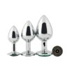 Banoch Buttplug Aurora green Metalen buttplug Diamant steen groen 97102262 2 scaled scaled