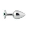 Banoch Buttplug Aurora green Metalen buttplug Diamant steen groen 97102262 5 scaled scaled