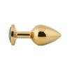 Banoch Buttplug Aurora green gold gouden Metalen buttplug Diamant steen Groen 987101942 3 scaled scaled