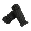 Banoch bondage touw zwart 2 x 10 meter katoen zonder kern zacht 2 scaled scaled