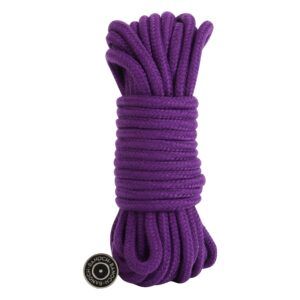 Banoch bondagetouw paars 10 meter katoen zonder kern zacht 2 scaled scaled