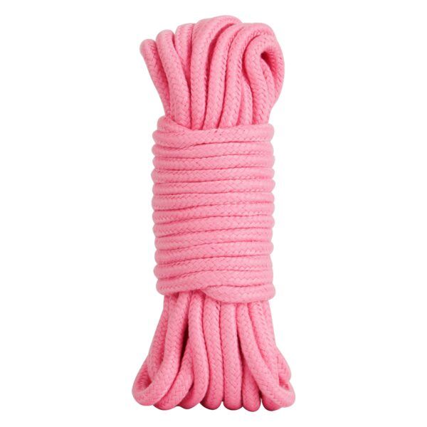Banoch bondagetouw roze 10 meter katoen zonder kern zacht 3 scaled scaled