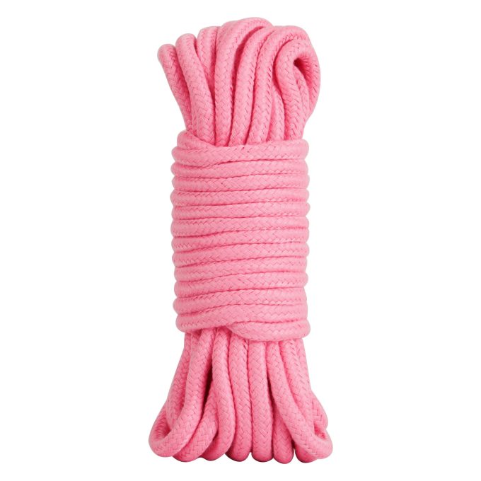 Banoch bondagetouw roze 10 meter katoen zonder kern zacht 3 scaled scaled