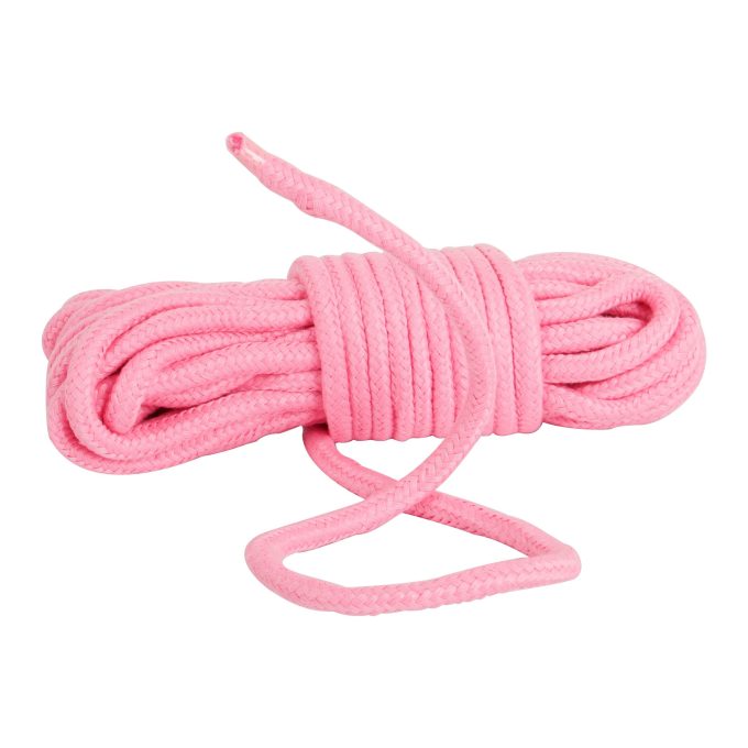 Banoch bondagetouw roze 10 meter katoen zonder kern zacht 7 scaled scaled