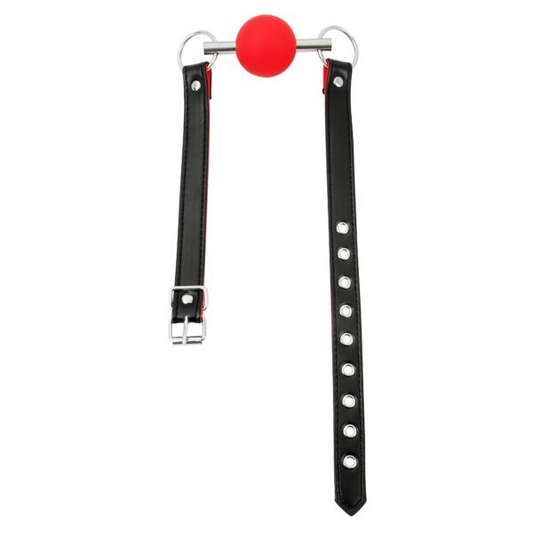Banoch Ball gag Red Luxe Siliconen Rood 2 scaled scaled
