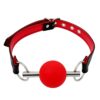 Banoch Ball gag Red Luxe Siliconen Rood 3 scaled scaled