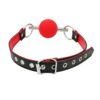 Banoch Ball gag Red Luxe Siliconen Rood 6 scaled scaled