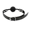 Banoch Ball gag siliconen met verstelbare band Zwart Bal ∅ 4 cm 5 scaled scaled