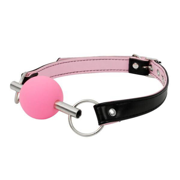 Banoch Ballgag Pink Luxe Siliconen Roze bondage 3 scaled scaled