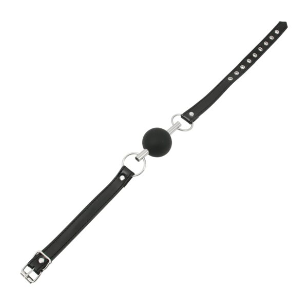 Banoch Ballgag black Luxe Siliconen Zwart bondage 1 scaled scaled
