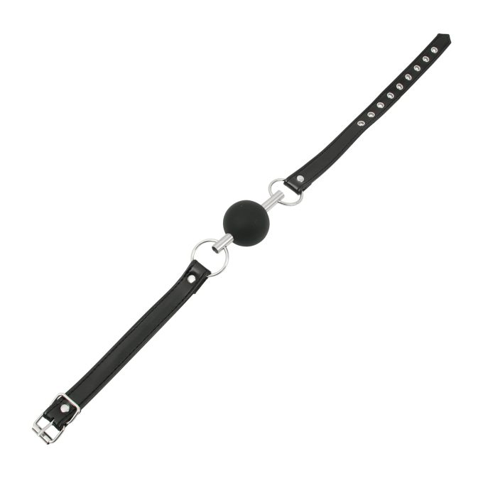 Banoch Ballgag black Luxe Siliconen Zwart bondage 1 scaled scaled