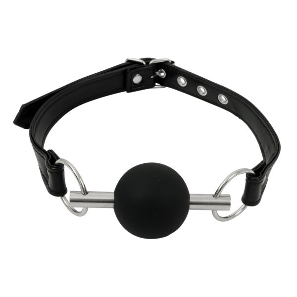 Banoch Ballgag black Luxe Siliconen Zwart bondage 2 scaled scaled