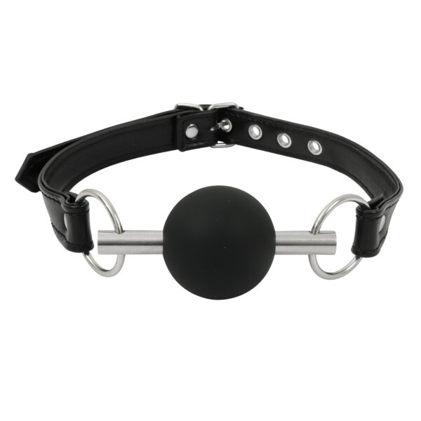 Banoch Ballgag black Luxe Siliconen Zwart bondage 3 scaled scaled