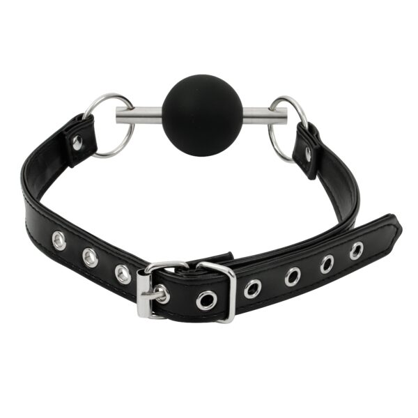 Banoch Ballgag black Luxe Siliconen Zwart bondage 5 scaled scaled