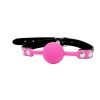 Banoch Ballgag siliconen met verstelbare band Donker Roze Bal ∅ 4 cm 4 scaled scaled