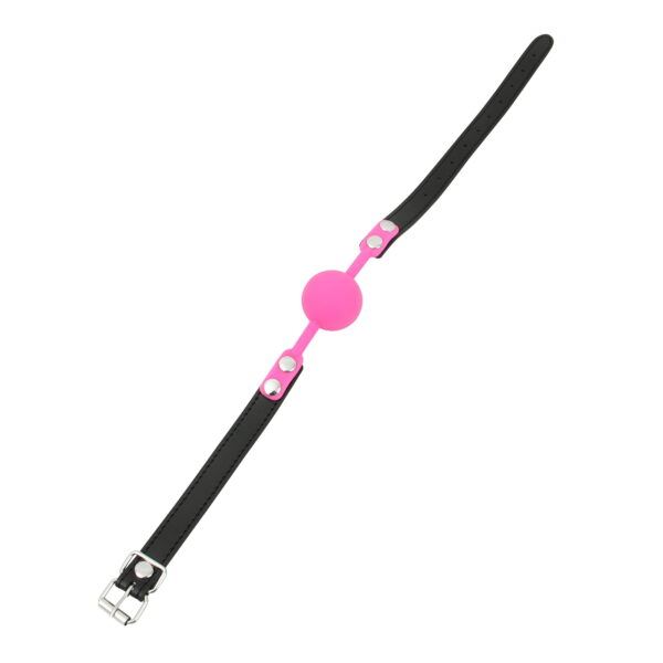 Banoch Ballgag siliconen met verstelbare band Donker Roze Bal ∅ 4 cm 5 scaled scaled Banoch Ballgag siliconen met verstelbare band Donker Roze Bal ∅ 4 cm 5 scaled scaled
