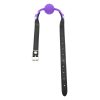 Banoch Ballgag siliconen met verstelbare band Paars Bal ∅ 4 cm 6 scaled scaled