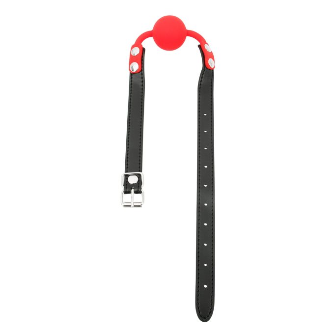 Banoch Ballgag siliconen met verstelbare band Rood Bal ∅ 4 cm 2 scaled scaled
