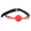Banoch Ballgag siliconen met verstelbare band Rood Bal ∅ 4 cm 3 scaled scaled