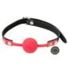 Banoch Ballgag siliconen met verstelbare band Rood Bal ∅ 4 cm 8 scaled scaled