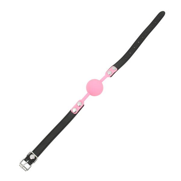 Banoch Ballgag siliconen met verstelbare band Roze Bal ∅ 4 cm bondage 2 scaled scaled