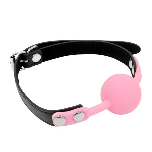 Banoch Ballgag siliconen met verstelbare band Roze Bal ∅ 4 cm bondage 4 scaled scaled
