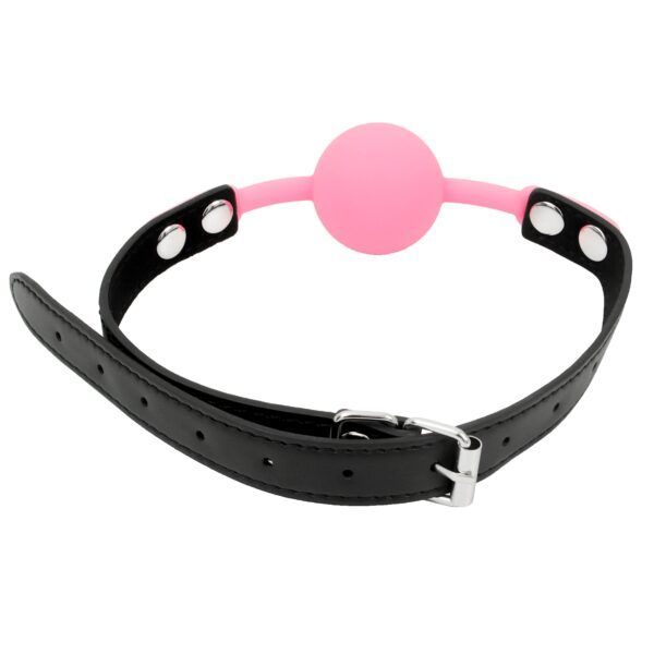Banoch Ballgag siliconen met verstelbare band Roze Bal ∅ 4 cm bondage 5 scaled scaled