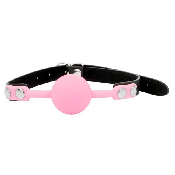 Banoch Ballgag siliconen met verstelbare band Roze Bal ∅ 4 cm bondage 6 scaled scaled