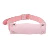 Banoch Bit gag soft straight pink bitgag van imitatieleer roze 4 scaled scaled